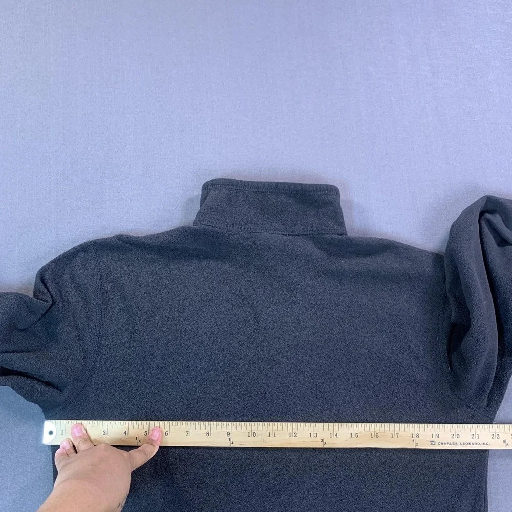 The North Face Pullover Mens M Black 1/4 Zip Lightwear Fleece Mock Neck Hiking‎